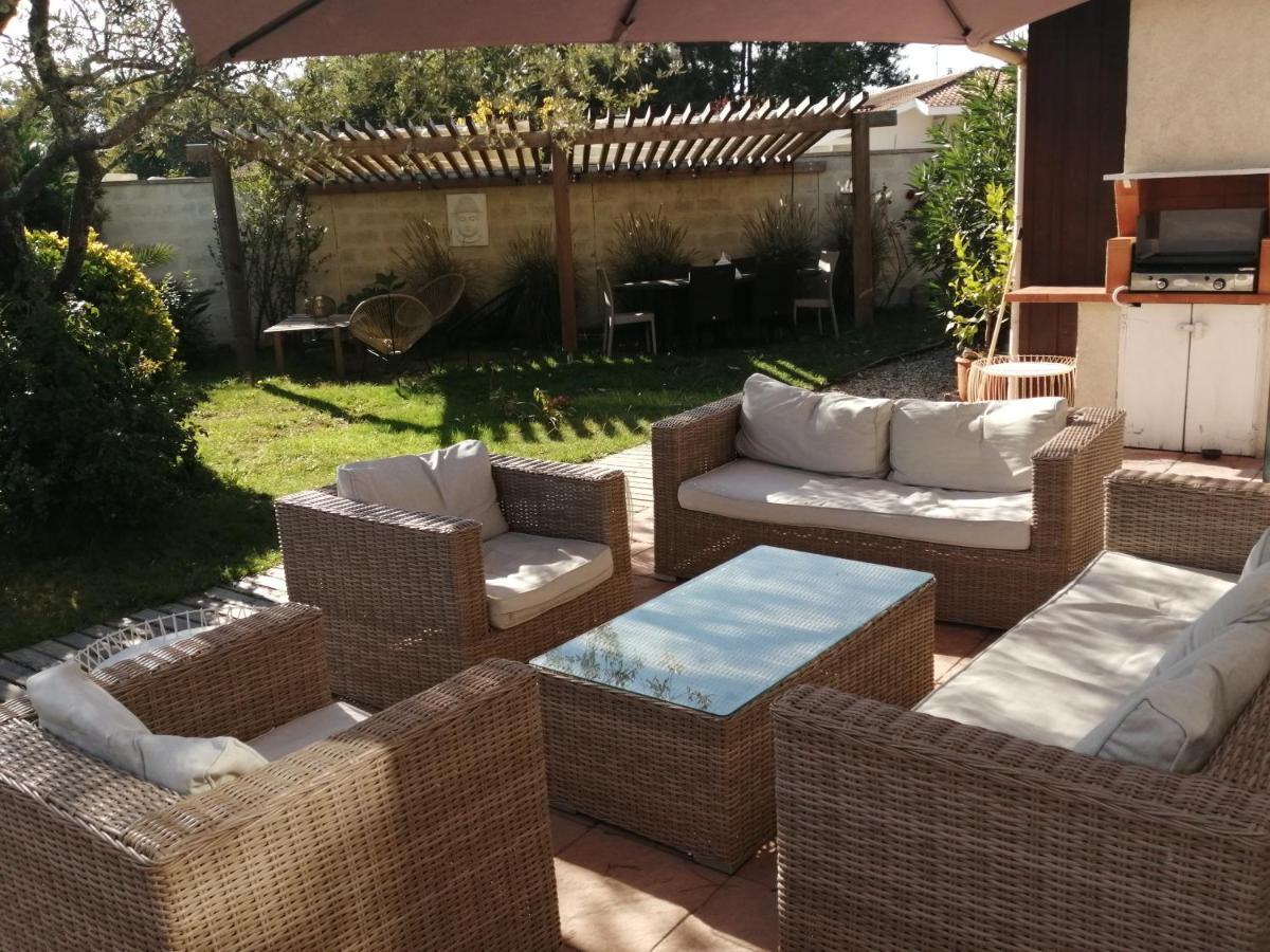 Maison Familiale En Bois Avec Piscine, Proche Du Bassin Gujan-Mestras Esterno foto