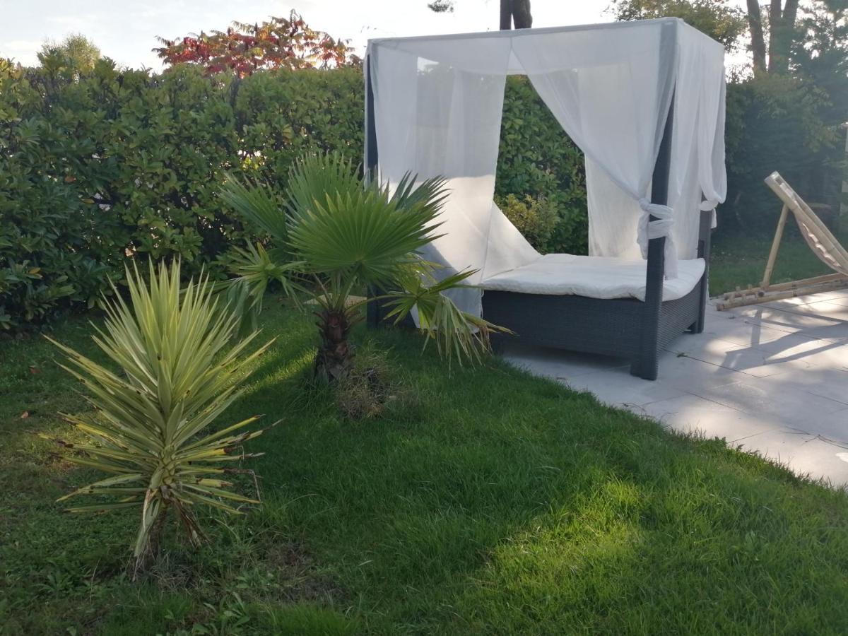 Maison Familiale En Bois Avec Piscine, Proche Du Bassin Gujan-Mestras Esterno foto