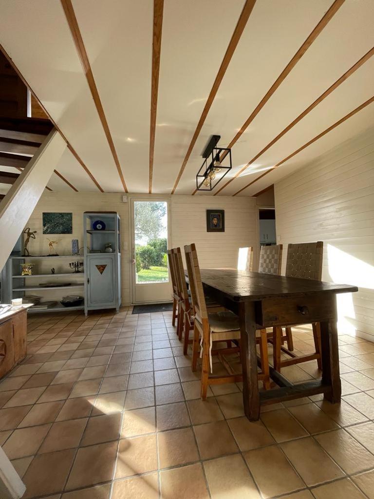 Maison Familiale En Bois Avec Piscine, Proche Du Bassin Gujan-Mestras Esterno foto