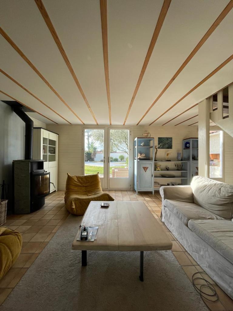 Maison Familiale En Bois Avec Piscine, Proche Du Bassin Gujan-Mestras Esterno foto